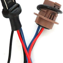 SUBALIGU 2pcs 7443 7440 7441 Turn Signal Light or Backup Light LED Resistor Kit Relay Harness Adapter Anti Flicker Error Decoder Warning Canceller (2pcs 7443-Resistor Decoder)