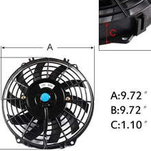 For 1987-1995 Jeep Wrangler TJ YJ V8 Conversion Full Aluminum Cooling Radiator + 9" Black Electric Fan