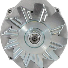 DB Electrical ADR0335 Alternator Compatible with/Replacement for High Output GM Vehicles 1968-89, 1 Wire 12V 105 Amp 10Si Self-Exciting External Fan, 7127-SE105