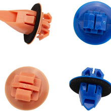 30pcs Fender Flare Clips Fit for Toyota 4Runner Tacoma RAV4 FJ Cruiser - Exterior Door Trim Panel Rear Plastic Rocker Panels Fasteners Retainer Kit Replaces # 75495-35010 75397-35010