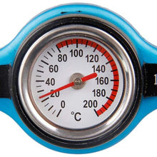 BESPORTBLE Car Water Tank Radiator Cap Cover Water Temperature Gauge Water Tank Thermostatic Cap - 1.1 Bar Large