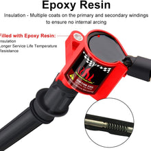 CarBole Curved Boot Ignition Coils for Lincoln Mercury 4.6L 5.4L Compatible with DG508 DG457 FD503