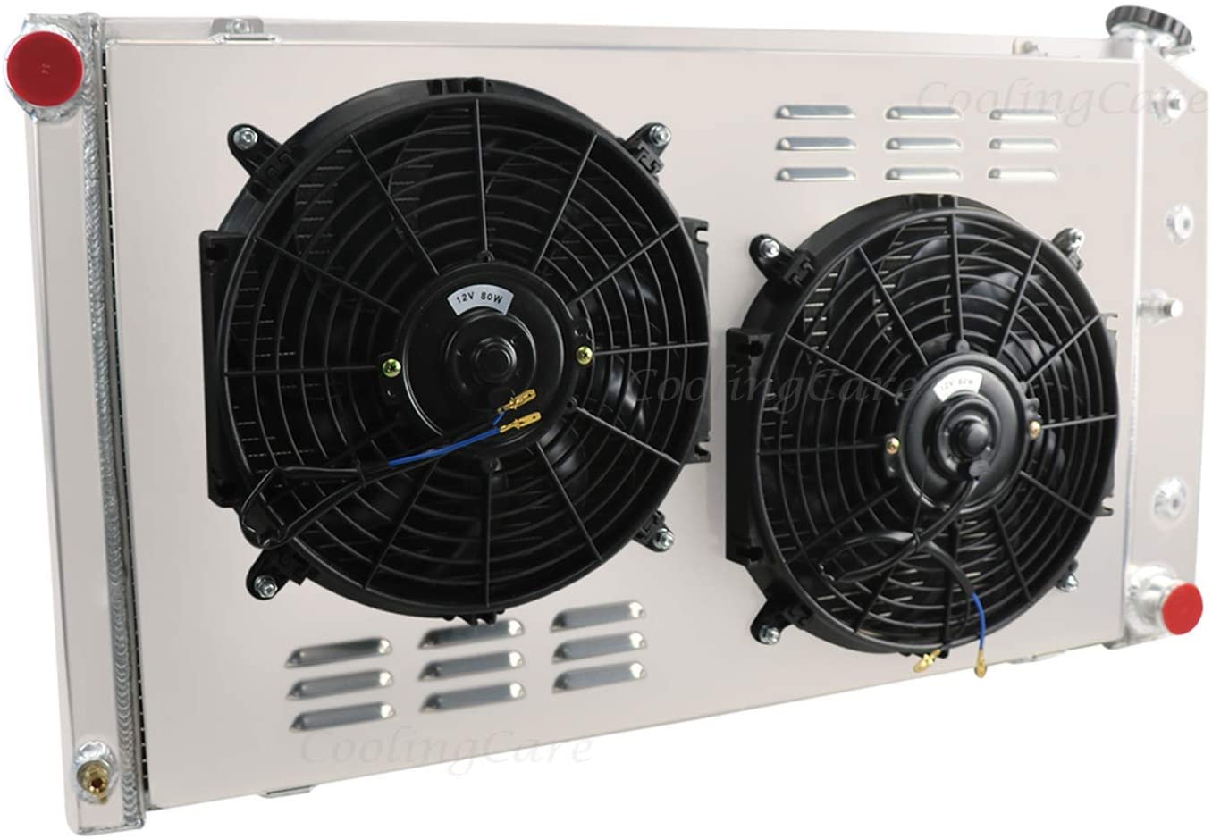 CoolingCare 3 Row Aluminum Radiator+ 2x12