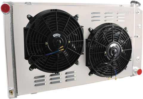 CoolingCare 3 Row Aluminum Radiator+ 2x12