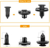 GOOACC GRC-09 40 Pcs Clips Nylon Bumper Fastener Rivet OEM Replacement 01553-09321 Fender Liner and Radiator 8mm