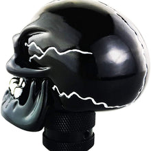 Abfer Shift Knobs Skull Gear Stick Shifter Knob with Big Tooth Shifting Lever Fit Most Automatic Manual Transmission Cars Truck Vehicle (Red)