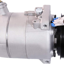 1pcsAir Conditioning AC A/C Compressor and Clutch fit for 2003-2011 9-3 2.0L 2010-2011 9-3X 2.0L l4