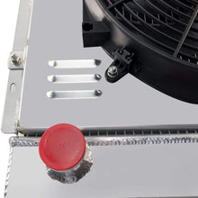 CoolingCare 3 Row Aluminum Radiator+ Shroud w/Fan(14 Inch) for Ford Mustang 65-66/ Mercury Comet 1961-65