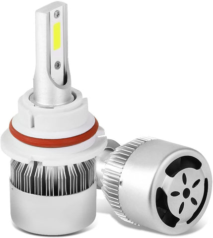 DNA Motoring HID-LED-LB-FAN-9004-HL Pair of LED Light Bulbs with Cooling Fan