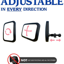 Joybell ONLY Safe Baby Car Mirror for Car Seat Rear Facing | Clamps to Sturdy Post | No Risky Straps | Extra Large| Adjustable to See Baby in Back Seat