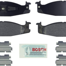Bosch BE632H Blue Disc Brake Pad Set with Hardware for Select Ford Bronco, E-150 Econoline, and F-150 - FRONT