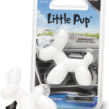 Little Pup 96601-6PK New Car Scent, Car Air Freshener, Clips to A/C Air Vent, Alcohol-Free Fragrance Oil, Non-Hazardous and Non-Toxic Plastic, Set of 6