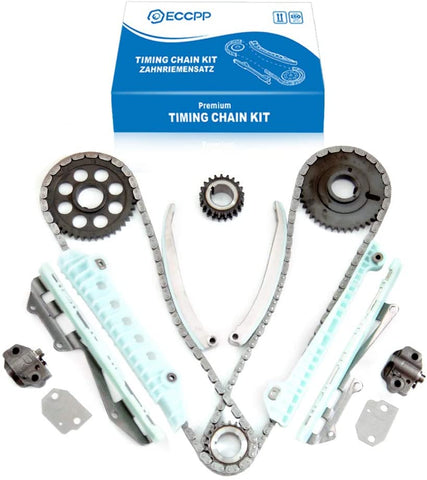 ECCPP Timing Chain Kit fits for 1997-2004 ford Crown Victoria E-150 E-250 Club Econoline 4.6L 9-0387SGX
