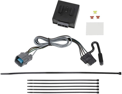 Tekonsha 118778 T-One Connector Assembly with Upgraded Circuit Protected ModuLite HD Module, Black