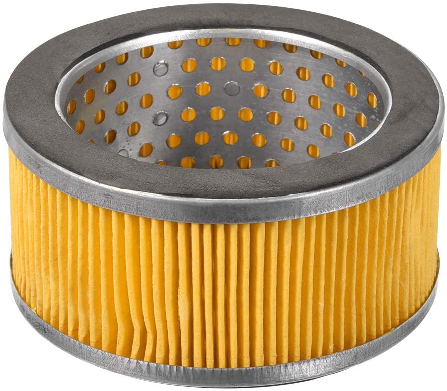 uxcell 105mm x 76mm x 52mm Car Truck Paper Element Filter Assembly Spare Part for Air Compressor Yellow