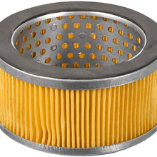 uxcell 105mm x 76mm x 52mm Car Truck Paper Element Filter Assembly Spare Part for Air Compressor Yellow