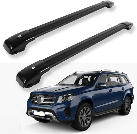 ECCPP Roof Rack Crossbars fit for Benz GLK270 GLK350 2009-2015 Rooftop Luggage Canoe Kayak Carrier Rack - Fits Side Rails Models ONLY