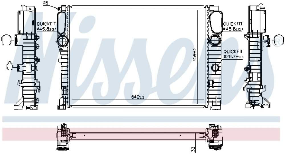 Nissens North America 67102A Radiator