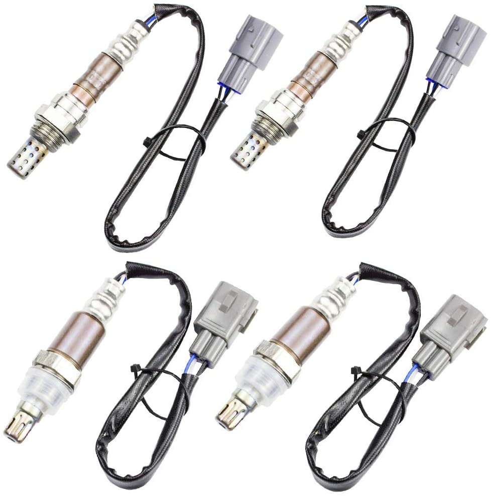 higherbro 4x Air Fuel Ratio Oxygen O2 Sensor 1 & 2 for Toyota Tundra 2005 2006 4.0L 4.7L Upper Lower Upstream + Downstream