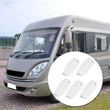 Acouto Door Catch Holder Latch ABS Door Holdback Latch Motorhome Traile Baggage Cargo Trailer Storage Latch Hook Holders Travel Room White for RV Motorhome Camper Traile Travel