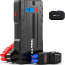 Beatit QDSP 1200A Peak 16500mAh 12V Portable Car Lithium Jump Starter (up to 8.0L Gas and 6.0L Diesel) Battery Booster Phone Charger Power Pack with Smart Jumper Cables B7