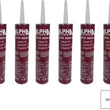 Alpha Systems 862157 1010 UPC Non-Sag Sealant, White (Qty 2)