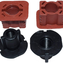 Radiator Bracket Mounting Kit for Mercedes Benz C200 C300 E300 E550 GLK350, 8PCS