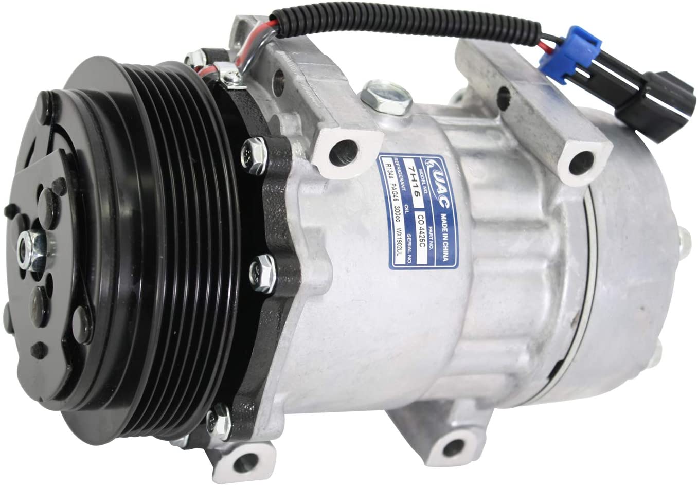 Kenworth T600 T800 W900 Sanden Type AC Compressor