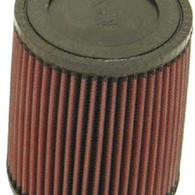 K&N Universal Clamp-On Air Filter: High Performance, Premium, Washable, Replacement Filter: Flange Diameter: 2.25 In, Filter Height: 6 In, Flange Length: 0.625 In, Shape: Round Tapered, RU-3560