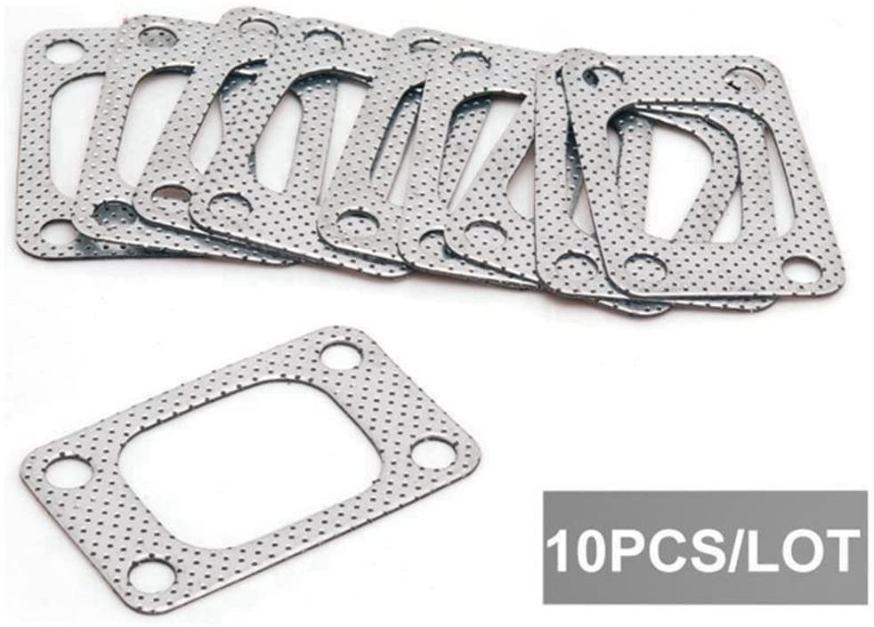 Epman EP-CGQ26S-AF 10pcs Graphite Aluminum Gasket for T04 T04E T3 T35 T38 GT35 Turbo Charger Engine Manifold Pipe Turbo Flange Gasket