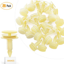 GOOACC 25 Front Door Trim Panel Retainers Clips Replaces for GM 10153057 Chevy Buick GMC Jimmy Pontiac Grand Prix 8mm Hole - 25pcs (25 Pcs GM Clips)