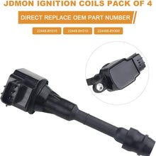 JDMON Compatible with Ignition Coil Nissan Altima Sentra X-trail L4 2.5L 2002-2008 Replace 22448-8H315 22448-8H310 UF-350 C1398 Pack of 4