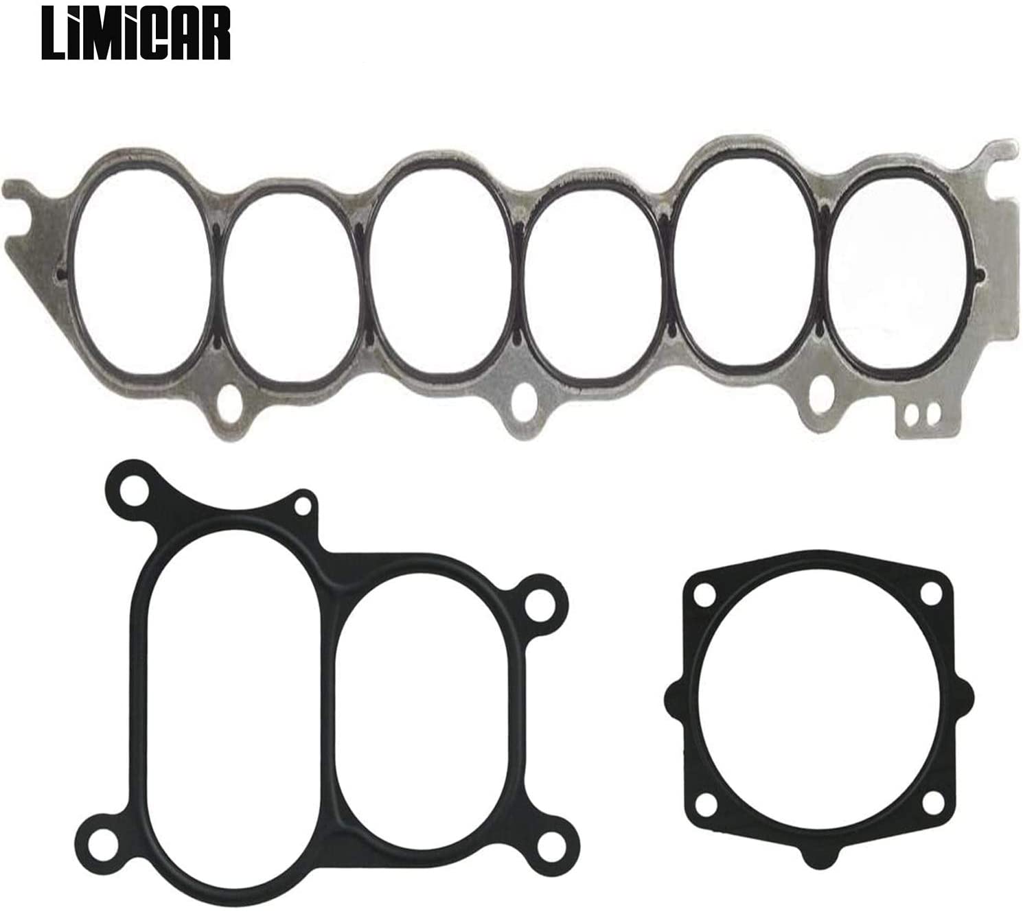 LIMICAR Upper Intake/Plenum Gasket Set MS96471 Intake Manifold Gasket Compatible with 2002-2006 Altima 2002-2008 Maxima 2003-2007 Murano 2002-2004 Infiniti I35
