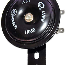 Black Mount Siren Electric 12v Horn DC 12V For Vehicle Car motorcycle