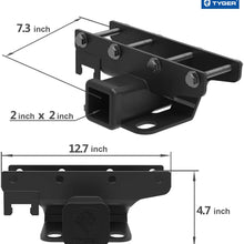 Tyger Auto TG-HC2J003B Hitch & Cover Kit Compatible with 2018-2021 Jeep Wrangler JL/JLU 2 Door & 4 Door (Excl 2018 JK Models) Factory Style 2 inch Rear Receiver Hitch Tow Towing Trailer Hitch