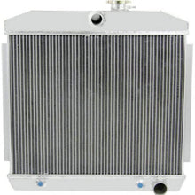 OzCoolingParts 4 Row Core All Aluminum Radiator + 2 x 10" Fan w/Shroud Kit for 1955-1957 1956 Chevry Bel Air/Del Ray/Nomad/210/150 V8, V8 Engine