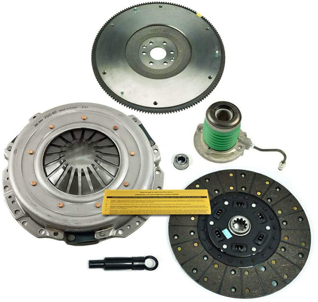VALEO-EFT STAGE 2 CLUTCH KIT +SLAVE +CAST FLYWHEEL FOR 05-10 MUSTANG GT 4.6L V8
