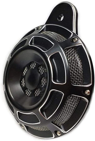 XINGFUQY Fit for Harley Horn Motorcycle Speaker Moto Horn Slot Loud Speaker Moto Fit for Harley 91-up Big Twin Cam for Harley Sportster XL 07-up (Color Name : Black)