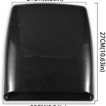 Wcnsxs 1pcs Car Bonnet Hood Scoop Air Flow Intake Vent Cover Decorative 2725cm 28TB