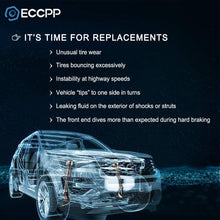 ECCPP Complete Struts Spring Assembly Front Rear Struts Shock Absorber Fit for 1998 1999 2000 2001 2002 Chevrolet Prizm,1993 1994 1995 1996 1997 1998 1999 2000 2001 2002 Toyota Corolla Set of 4