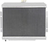 Primecooling 62MM 4 Row Core Aluminum Radiator for 1972-1986 Jeep CJ5, CJ6, CJ7 (GM/Chevy V8 Engine Conver.)