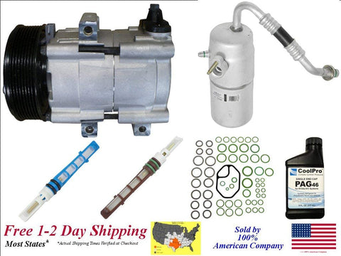 Parts Realm CO-3028AK4 Complete A/C Compressor Replacement Kit
