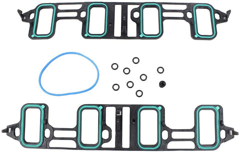 DNJ IG3201 Intake Gasket for 2005-2016 / Cadillac, Chevrolet, GMC, Hummer, Pontiac/Camaro, Canyon, Colorado, Corvette, CTS, Escalade, Express 1500, Express 2500, Express 3500, G8, GTO, H2, H3, H3T