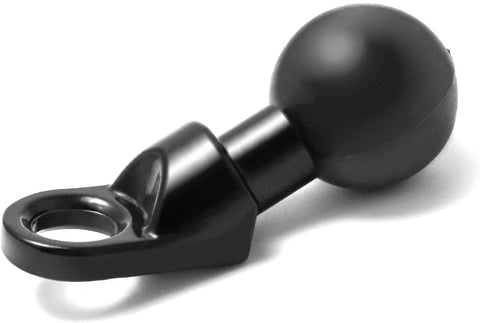 QWORK 3/8'' Aluminum Ball Mount, Head Adapter Ball Base Suitable for The Mirror Frame of Motorcycles