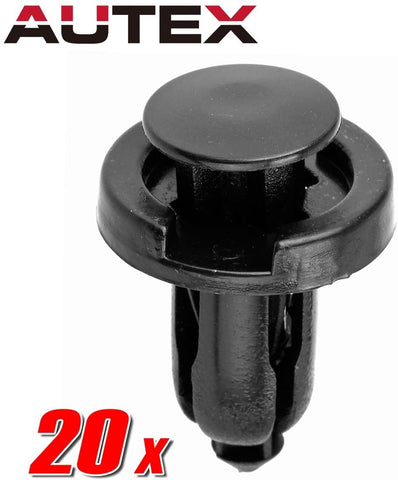 PartsSquare 20pcs Nylon Bumper Car Retainer Clips Fasteners Kits Fender Liner Fastener Rivet Auto Body Retainer Replacement for Honda Accord, Replacement for Acura Civic