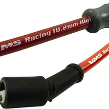 VMS Racing 10.2mm High Performance Engine SPARK PLUG IGNITION WIRES Wire Set in RED Compatible with LS1 5.7L V8 GM Engines Chevy Chevrolet Camaro Corvette Pontiac Firebird Trans Am