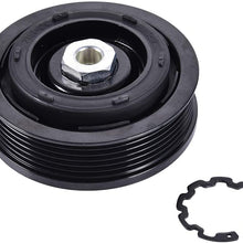 ACUMSTE AC Compressor Clutch Assembly Fits for VW T5 Transporter Multivan Amarok 2.0