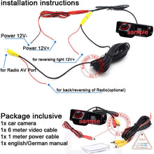 Super HD 1280x720 Pixels 1000 TV Lines car Back up Camera Reverse Parking Rear View License Plate Light Vehicle Camera for Ford Transit MK6(2000-2006) Ford MK7(2007-2013) Tourneo Connect 2012