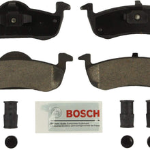 Bosch BE1279H Blue Disc Brake Pad Set with Hardware for Select Ford Expedition and Lincoln MKT/Naviagator SUVs - REAR