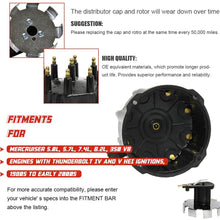 Ignition Distributor Cap Compatible with Mercruiser GM V8 Engine with Thunderbolt IV With Replace OE Part # 187523, 805759Q3, 805759T3, 815407A2